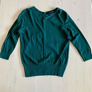 French Connection Sweater with Back Button Detail